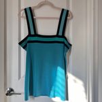 Misook  Vintage Acrylic Top & Blazer Set Teal Made in Korea Women’s Medium Photo 1