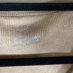 Aerie  Beige Ribbed Henley Tank Top, Casual Minimalist Soft‎ Girl Small Photo 3