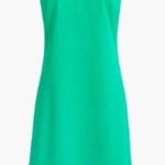 J.Crew  Sleeveless Ruffle Trim Sheath Dress Kelly Green
Country Club Classic Sz 0 Photo 0