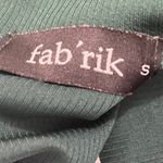 fab'rik  Green Puff Sleeve Bodysuit Size Small Photo 3