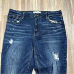 Maurice's  Dark Blue Distressed Skinny Jeans, Size 12 Short Photo 2