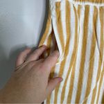 Madewell  Tapered Huston Pull-On Cropped Striped Pants Small Photo 3