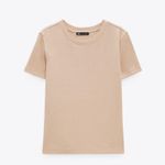 ZARA ✨ basic cream tee✨ Photo 2