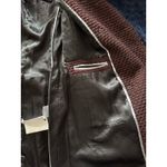 Calvin Klein  Womens Belted Jacket Pea‎ Coat Brown Size Small Photo 5