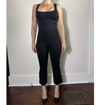 ZARA  Black Cropped Business Casual Preppy Trousers Size Medium Photo 1