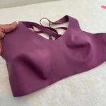 Lululemon  Laser Focused‎ Sports Bra Vintage Plum Purple Medium Support 12B/c Photo 3