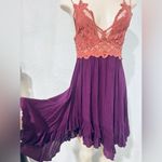 Free People  Adella dress copper combo size Small this dress is like new Photo 10