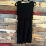 New York & Company Black Ruffle Tank Dress Size Medium‎ Photo 1
