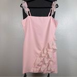 Likely  Light Pink Mini Dress with Ruffles Photo 1