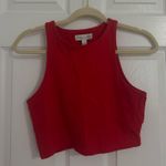 She & Sky  Red Crop Top Photo 0