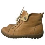 V Italia Kiki 1041 Brown Leather Ankle Booties Size EU 41 US 10 Photo 4