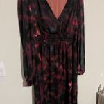 Sofia Jeans Women's Empire Dress with Long Sleeves, Mid Calf size M Purple Size M Photo 8