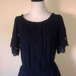 Fire Los Angeles ‎ off shoulder women’s small blue romper Photo 2