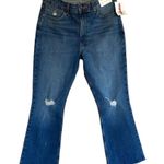 Wrangler NWT  High Rise Kick Flare Jeans Distressed SZ-10 Photo 2