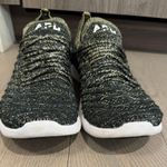 APL TechLoom Wave Black/Gold Metallic Mélange Running Shoe Women's Size 10 Photo 2