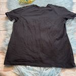 Adidas  Embellished Stripe Sleeve Black Short Sleeve Top sz M Photo 7