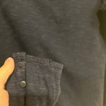 Toad & Co Shirt Long Sleeve Tee Heathered Navy Blue Organic Cotton Medium Photo 4