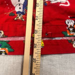 Old Navy  Christmas cat dog print pajama top red button shirt women’s L festive Photo 4