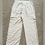 Reformation Jackson Tencel Lyocell-twill Straight-leg Cargo Pants Size 10 Beige Photo 10