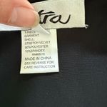 NWT Nos Vintage Patra Loehmann’s Black Velvet Twist Front Top L Size L Photo 6