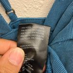 Urban Outfitters  V-neck Blue Spaghetti Strap Ribbed Crop Top XS 740 Photo 3