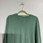 American Eagle Green Cropped Oversized Sweatshirt Sz M Size M Photo 2