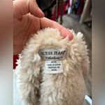 Guess  Tan and Cream Shearling Vest Photo 3