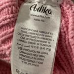 Adika "Babygirl" Barbiecore Baby Pink Oversized Knit Button-Down Cardigan Photo 15