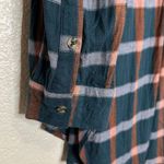 Knox Rose Women's Plaid Long Sleeves Button Down Tunic Shirt, Size XXL Photo 8