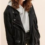 Free People Rebel Knit Oversized Moto Jacket Photo 1