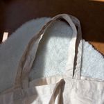 Uniqlo  Beige Canvas Tote Bag Reusable Shopping Grocery Everyday‎ Casual Photo 3