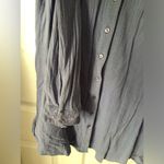 Soft Surroundings  Button-Up Long Sleeve tunic Shirt lace design 100% cotton sz M Photo 3