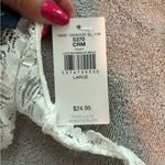 Daytrip NWT  White Lace Racerback Bra Photo 4