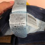 Levi's 512 Perfectly Slimming Jeans Stretch Dark Wash Denim High Rise Crop Size 8 Photo 9