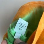 The Elder Statesman Tri Void Cashmere Blend Orange Green Yellow Tie Dye Shirt XS Photo 7