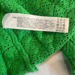 ZARA 374  Vibrant Bright Green knit Women's Cardigan Small Cabincore Photo 4