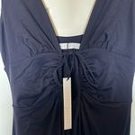 Susana Monaco NWT Circle Front Maxi Dress - Midnight Photo 3