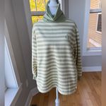 Vintage 90s Jaclyn Smith Sport Lime Green Yellow Stripe Turtleneck Sweatshirt L Size L Photo 7