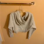 Lululemon Full-Zip Cropped Scuba Hoodie in Heathered Gray Photo 6