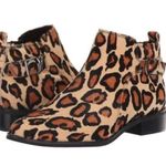 Blondo Waterproof Tami Leopard Print Cow Hair Ankle Boots Size 7.5 Photo 0