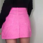 Brandy Melville J. Galt bubblegum mini corduroy mini skirt size small barbiecore Photo 6