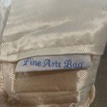 VINTAGE Fine Arts‎ Bag Co. Ivory Pearl Beaded Handbag Evening 8x7 Double Sinch Photo 2