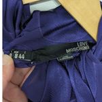 Love moschino Y2K  Sheer Embroidered Polka Dot Blouse Wool Preppy Workwear Office Photo 4