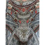 Camilla  Antique Batik Embellished Shoestring Playsuit Size Small 100%Silk Photo 5