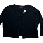 NY and Company 7th Avenue Design Studio Black Embellished Cardigan Sweater XXL Photo 0