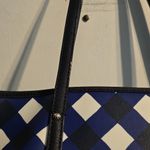 Kate Spade Navy and White Plaid Tote Photo 2
