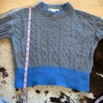 Veronica Beard Mohair & Alpaca Riola Cable-Knit Sweater Size Medium Photo 9