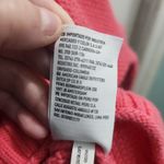 American Eagle‎ Womens Waffle Knit Henley Top Size M Pink Coral Button Front Photo 8