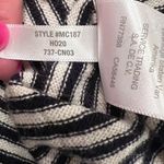 Madewell  Stripe-Mix‎ Ashbury Mockneck Sweater Dark Indigo Navy Blue & White XXS Photo 12