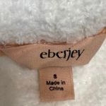 Eberjay Eberjey Women's White Fleece High Waisted Straight Wide Leg Lounge Sweatpants S Photo 3